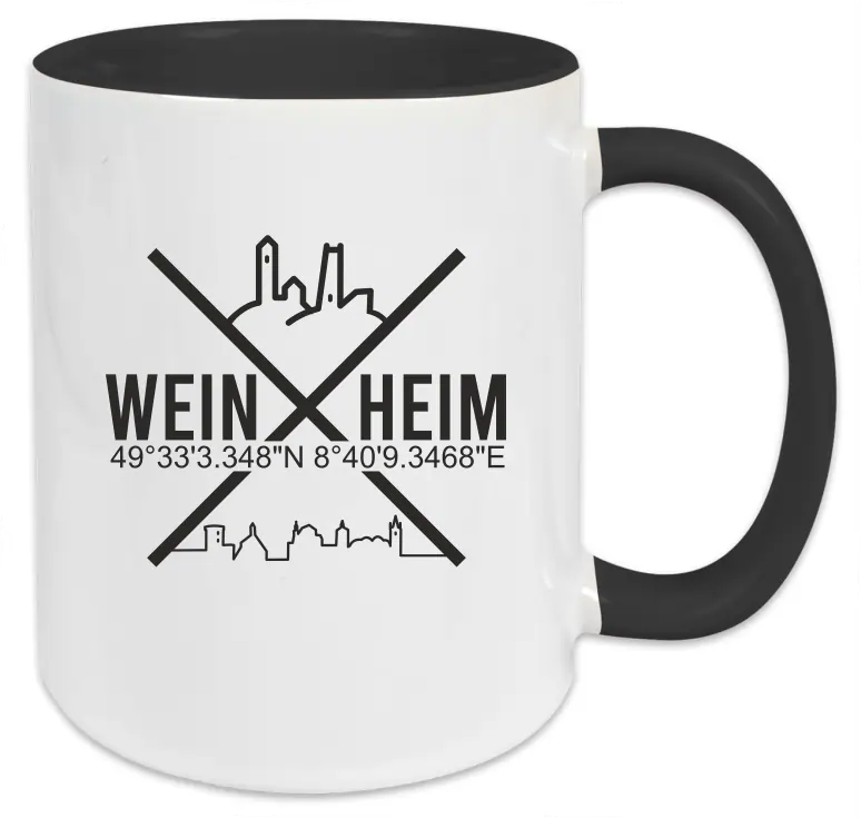 Tasse Weinheim Koordinaten Kreuz